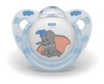 NUK Силиконска цуцла лажалка Disney Dumbo, 6–18 месеци, 2 парчиња – слика 3