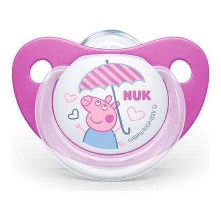 NUK Силиконска цуцла лажалка Peppa Pig, 6–18 месеци, 1 парче (асортиман) – слика 2