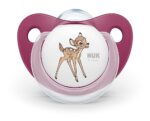 NUK Силиконска цуцла лажалка Disney Bambi, 18–36 месеци, 2 парчиња – слика 2