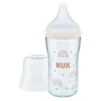 NUK Стаклено шише за бебе Perfect Match со индикатор за температура, 230 ml – слика 2