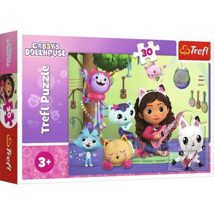 Trefl Сложувалка Gabby's Dollhouse – Габи и нејзината куќичка, 30 парчиња