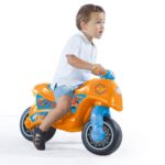 Dolu Мотор туркалка Hot Wheels за деца, портокалов со сини детали – слика 3