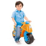 Dolu Мотор туркалка Hot Wheels за деца, портокалов со сини детали – слика 4