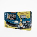 Steam locomotive with wagon and circular track, light, sound and smoke – image 4