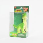 Figurë e ëmbël dinosauri me qafë rrotulluese, jeshile – foto 3