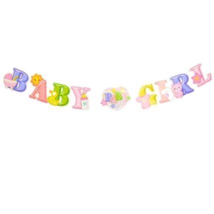 Декоративна лента со букви Baby Boy или Baby Girl, 135 cm – слика 2