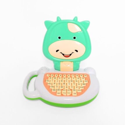 Laptop edukativ për fëmijë Viçi, shkronja dhe numra, jeshil i çelët – foto 2