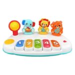 Winfun Бебешка клавијатура Jungle Pals Piano со животни од џунглата, 5 тастери