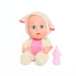 Sweet Baby doll in a soft costume, with bottle and sounds, 22 cm – image 3