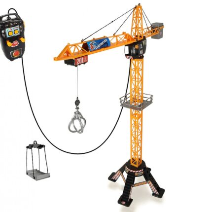 Dickie Toys Мега кран 120 cm со далечински управувач на кабел