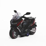 Metal motorcycle model in a clear display box, 12.5 cm – image 3