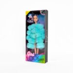 Модна кукла во мек крзнен капут, 29 cm, повеќе бои – слика 5