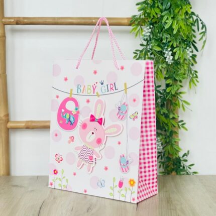Украсно ќесе за бебешки подарок Baby Boy / Baby Girl, 26 x 32 x 10 cm – слика 2