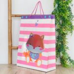 Украсно ќесе за подарок со животинче или срциња, 31 x 42 x 12 cm