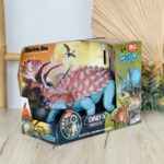 Диносаурус на батерии Dino-X со светла, звуци и подвижна глава и опашка – слика 2