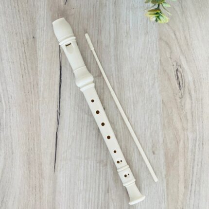 Блок флејта за почетници со стапче за чистење и футрола, 32 cm