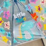Children's transparent umbrella with dinosaurs and whistle on the handle, 65 x 82 cm – image 6