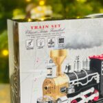 Стаза со воз Classic Train Set со звук, светло и чад, 85 x 85 cm – слика 3