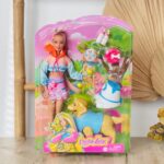 Defa кукла Lucy со кученце и додатоци за грижа за миленикот