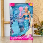 Defa кукла Lucy сирена со морско коњче и четка, 34 cm – слика 2