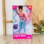 Defa кукла Lucy гимнастичарка со обрач, лента, медал и пехар