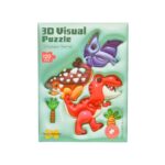PlayfulMario сложувалка 3D Visual Puzzle диносауруси, 120 делови – слика 2