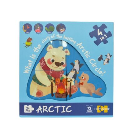 PlayfulMario сет сложувалки Arctic 4 во 1, вкупно 73 делови – слика 2
