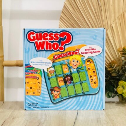 Друштвена игра за погодување ликови за 2 играчи, со 2 табли