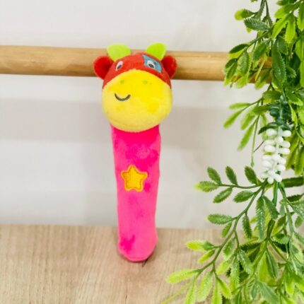 Плишана бебешка тропка што пишти, животинче, 16 cm – слика 2