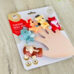 Сет гумени кукли за прсти – диви животни, 5 парчиња – слика 2