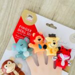 Сет гумени кукли за прсти – диви животни, 5 парчиња – слика 3