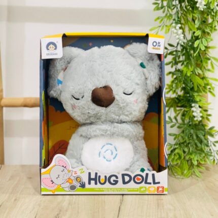 Плишана коала што дише, со смирувачко светло и звуци, Hug Doll – слика 2