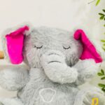 Плишано слонче со ефект на дишење, светло и звуци за смирување – слика 2