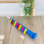 Kids' melodica with 13 notes and colorful keys, 41.5 cm