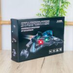 Mjet fluturues me telekomandë Starfighter në formë aeroplani, me drita LED – foto 5