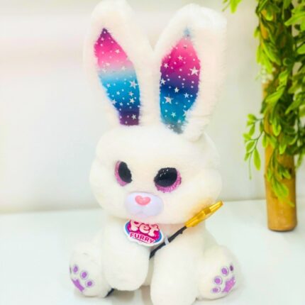 Интерактивно плишано зајаче Magic Rabbit со волшебно стапче и светлечки уши – слика 2