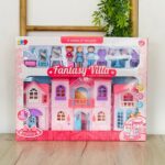 Fantasy Villa opening dollhouse with furniture, 3 figures, light and sound – image 2