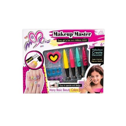 Сет за маникир и педикир Makeup Master со 4 лакови-маркери – слика 2