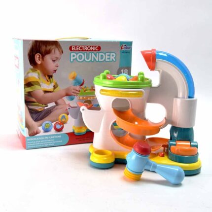 Едукативна игра со чекан и топки Electronic Pounder со светла и звуци