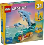 LEGO® Creator 3-во-1 Морски животни: Прекрасни делфини (31385)