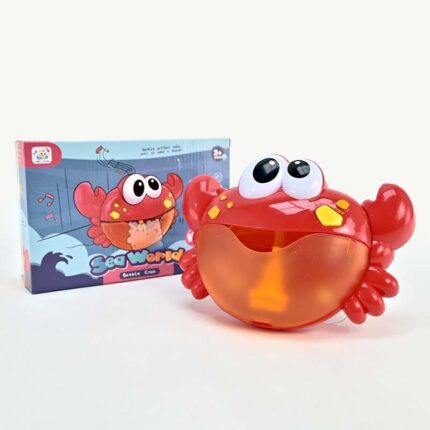 Машина за меурчиња Ракче Bubble Crab со звуци, играчка за капење
