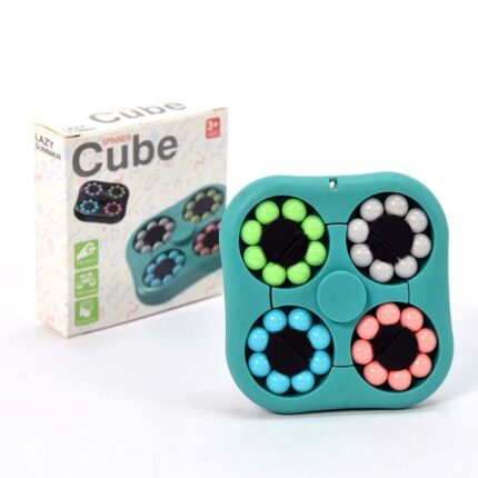 Логичка играчка Spinner Cube, спинер со топчиња во боја