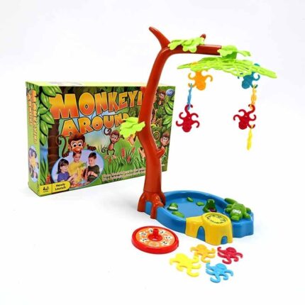 Друштвена игра Monkey Around, мајмунчиња на дрво, за 1–4 играчи