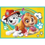 Trefl Сложувалка 4 во 1 Paw Patrol – Веселата екипа, 12, 15, 20 и 24 парчиња – слика 3