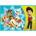 Trefl Сложувалка 4 во 1 Paw Patrol – Веселата екипа, 12, 15, 20 и 24 парчиња – слика 4