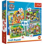Trefl Сложувалка 4 во 1 Paw Patrol на одмор, 35, 48, 54 и 70 парчиња