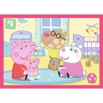 Trefl Сложувалка 4 во 1 Peppa Pig – Пепа сака авантури, 12, 15, 20 и 24 парчиња – слика 3