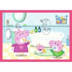 Trefl Сложувалка 4 во 1 Peppa Pig – Пепа сака авантури, 12, 15, 20 и 24 парчиња – слика 6