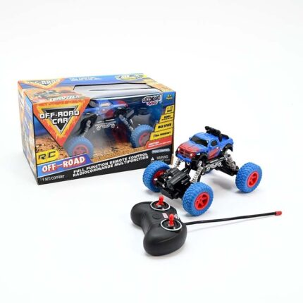 Монстер џип на далечинско управување RC Off-Road Car, син, 18 cm