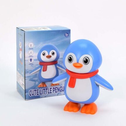 Пингвин на батерии Cute Little Penguin, музичка играчка што се движи